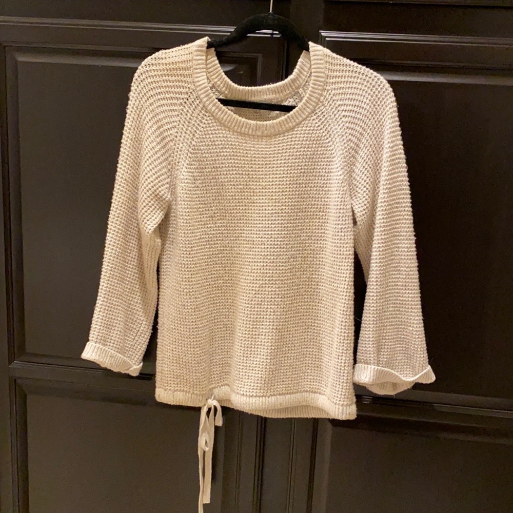 Madewell Balloon Sleeve Beach Knit Sweater